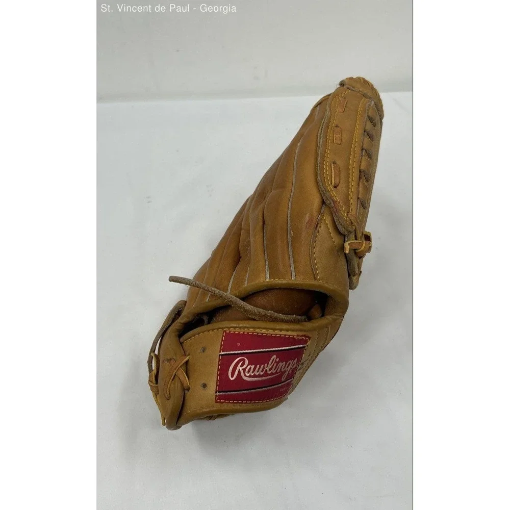 Vintage Rawlings Bill Madlock GJ40 Right Hand Throw Leather Base Softball Glove